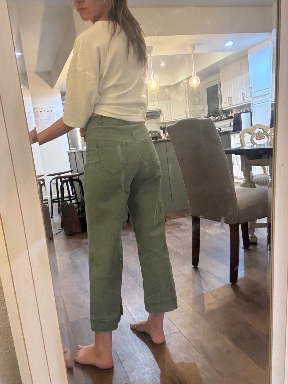 Old Navy High Waisted Wide-Leg Chinos - Picture 4 of 6